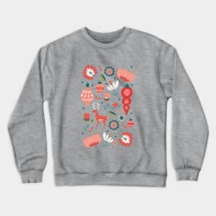 Florals + Ornaments Crewneck Sweatshirt